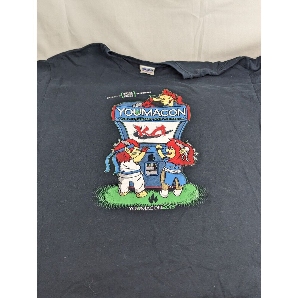 2/$15 Anime Youmacon‎ T-Shirt 2013 Black Size Large